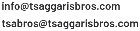 Our two email addresses, shown as an image to prevent spam — use the form below or call us